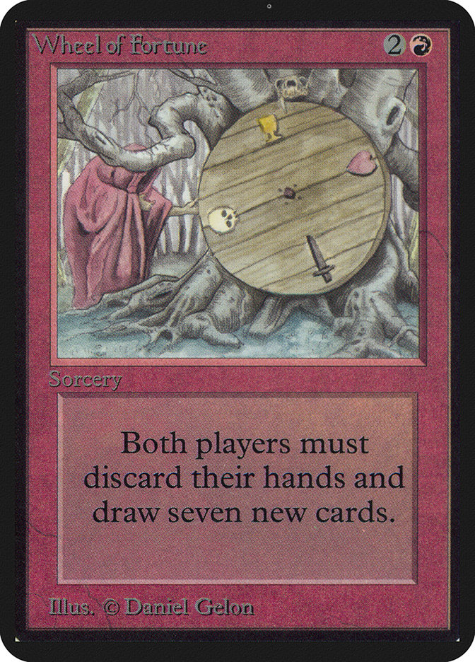 Wheel of Fortune LEA-183 Limited Edition Alpha Magic card