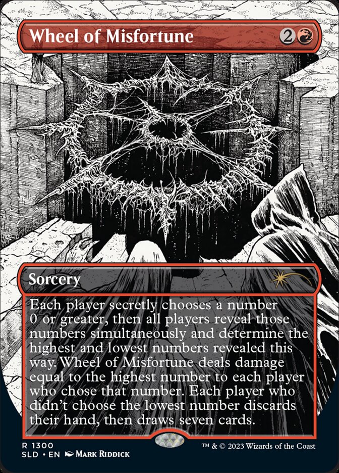 Wheel of Misfortune SLD-1300 Secret Lair Drop Magic card