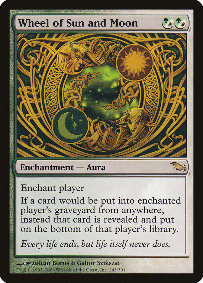 Wheel of Sun and Moon SHM-243 Shadowmoor Magic card