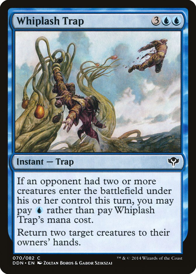 Whiplash Trap DDN-70 Duel Decks: Speed vs. Cunning Magic card