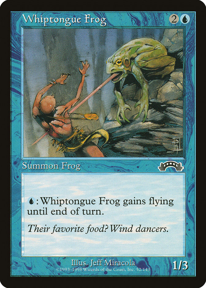 Whiptongue Frog EXO-52 Exodus Magic card