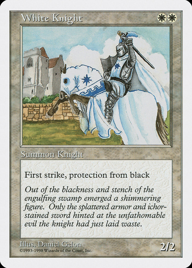 White Knight ATH-18 Anthologies Magic card