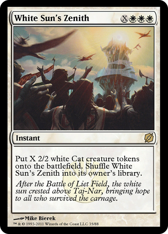 White Sun's Zenith TD2-35 Duel Decks: Mirrodin Pure vs. New Phyrexia Magic card