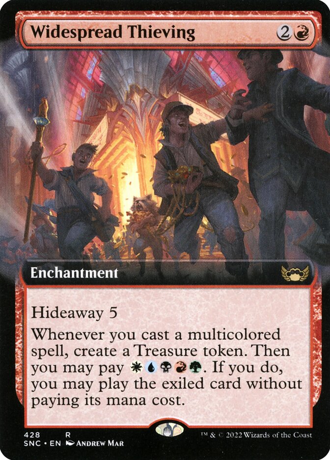 Widespread Thieving SNC-428 Streets of New Capenna Magic card