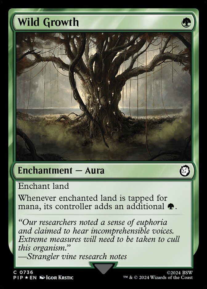 Wild Growth PIP-736 Fallout Magic card