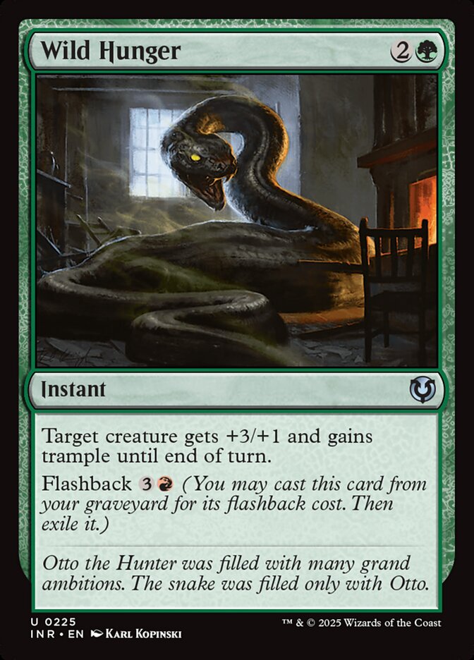 Wild Hunger INR-225 Innistrad Remastered Magic card