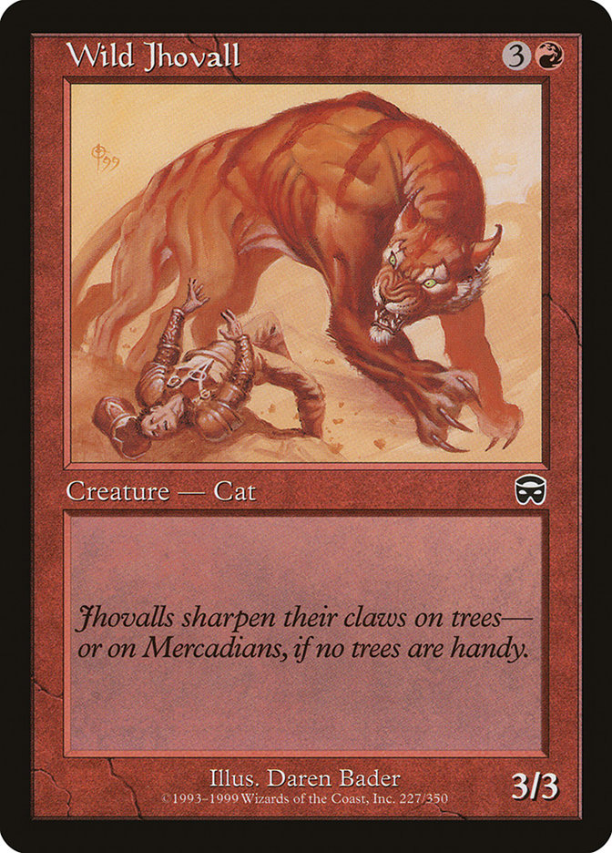 Wild Jhovall MMQ-227 Mercadian Masques Magic card