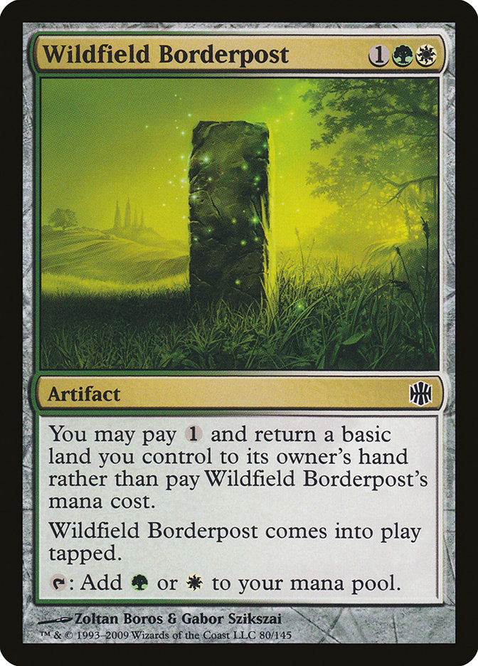 Wildfield Borderpost ARB-80 Alara Reborn Magic card