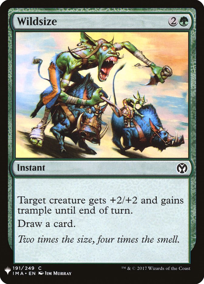 Wildsize PLST-IMA-191 The List Magic card