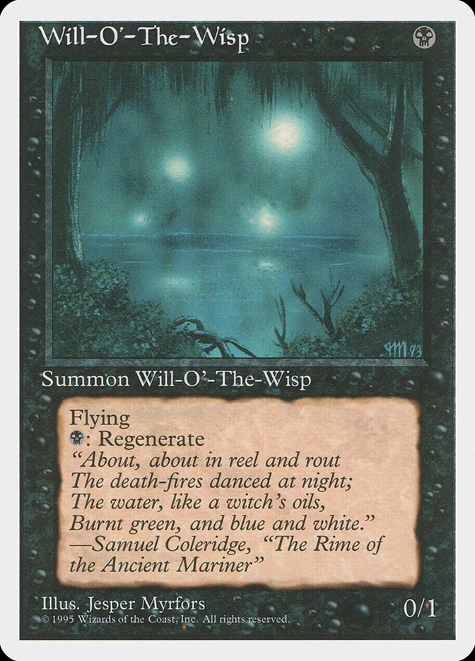 Will-o'-the-Wisp 4ED-171 Fourth Edition Magic card