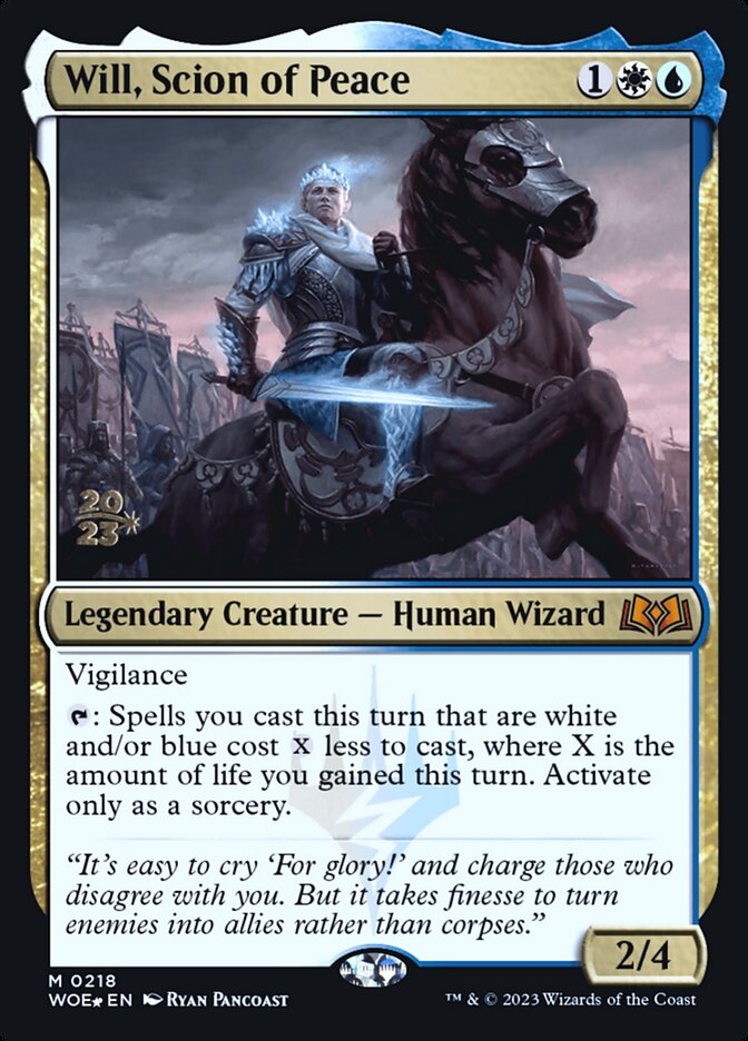 Will, Scion of Peace PWOE-218S Wilds of Eldraine Promos Magic card