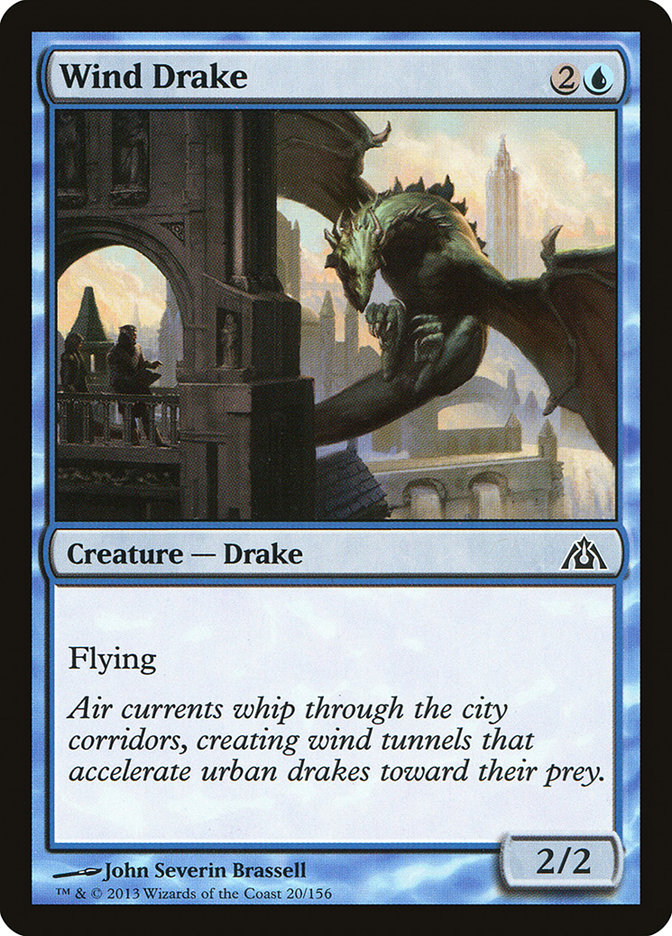Wind Drake DGM-20 Dragon's Maze Magic card