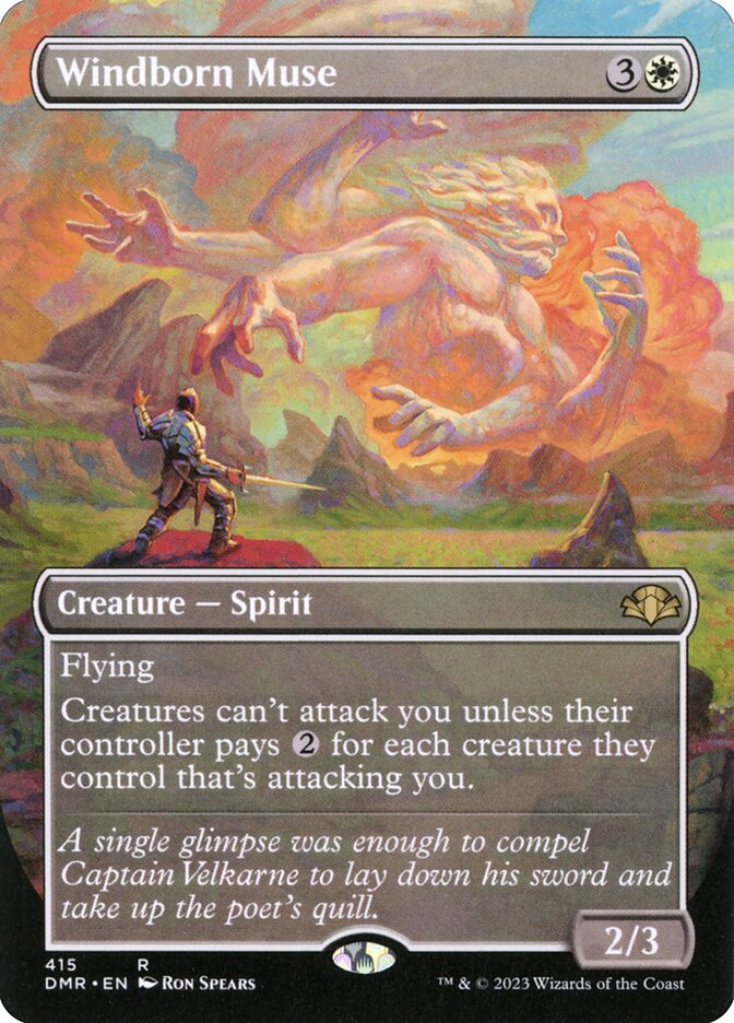 Windborn Muse DMR-415 Dominaria Remastered Magic card