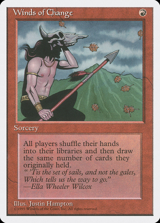 Winds of Change 4ED-232 Fourth Edition Magic card