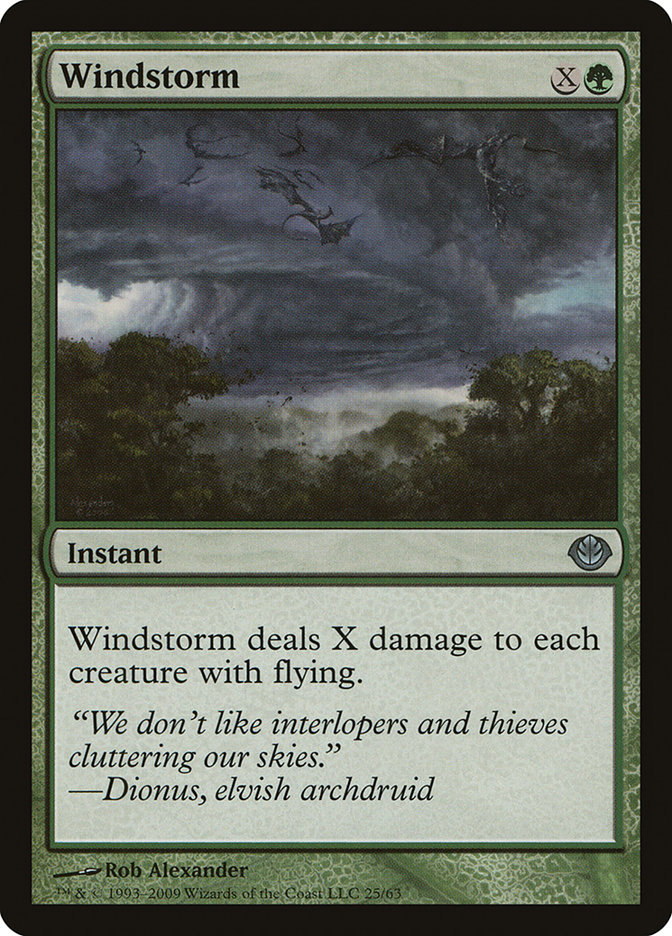 Windstorm DDD-25 Duel Decks: Garruk vs. Liliana Magic card