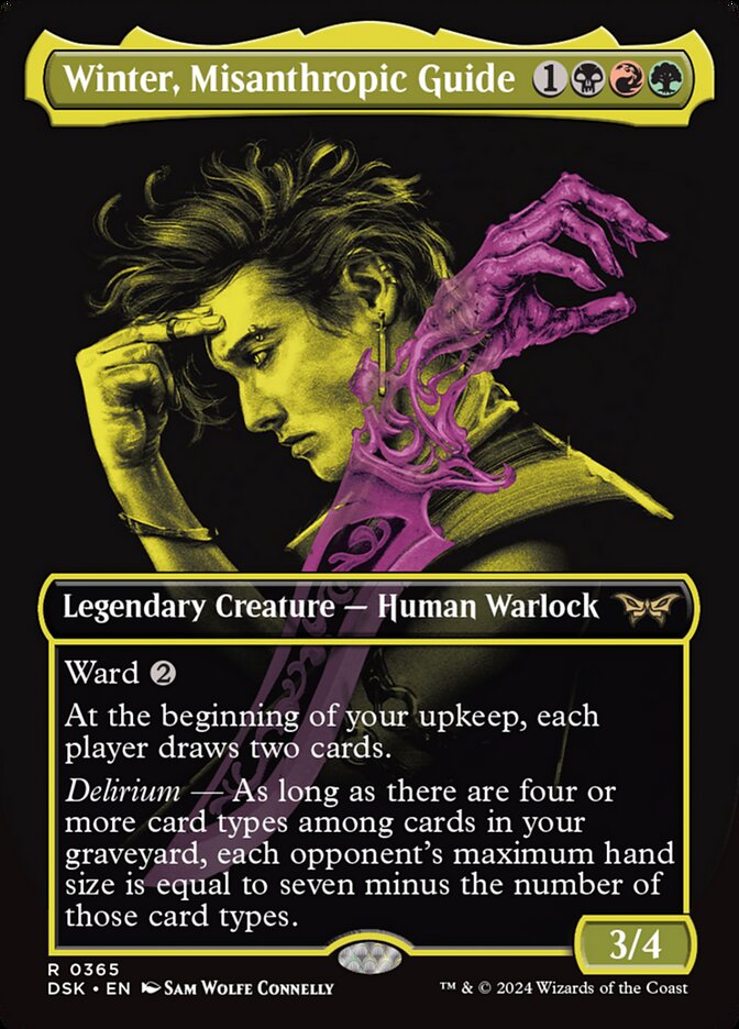 Winter, Misanthropic Guide DSK-365 Duskmourn: House of Horror Magic card