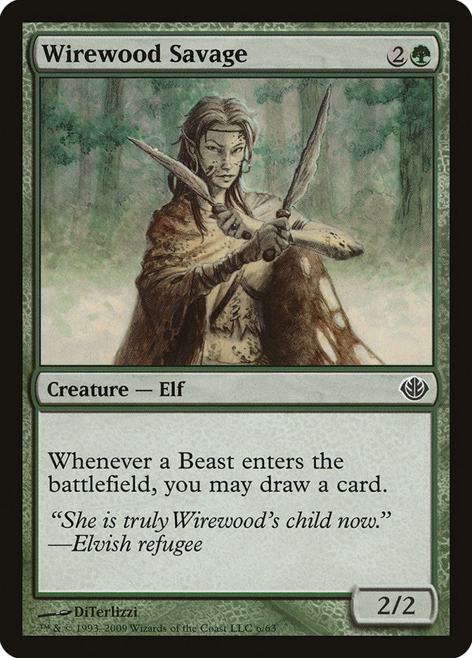 Wirewood Savage DDD-6 Duel Decks: Garruk vs. Liliana Magic card