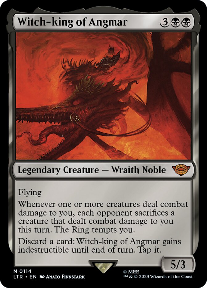 Witch-king of Angmar LTR-114 The Lord of the Rings: Tales of Middle-earth Magic card