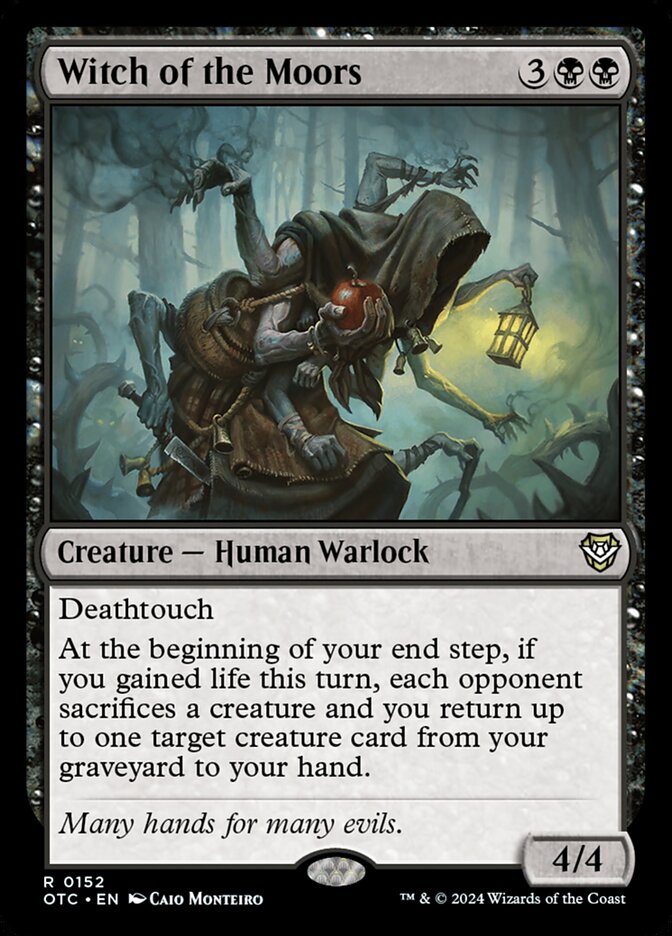 Witch of the Moors OTC-152 Outlaws of Thunder Junction Commander Magic card