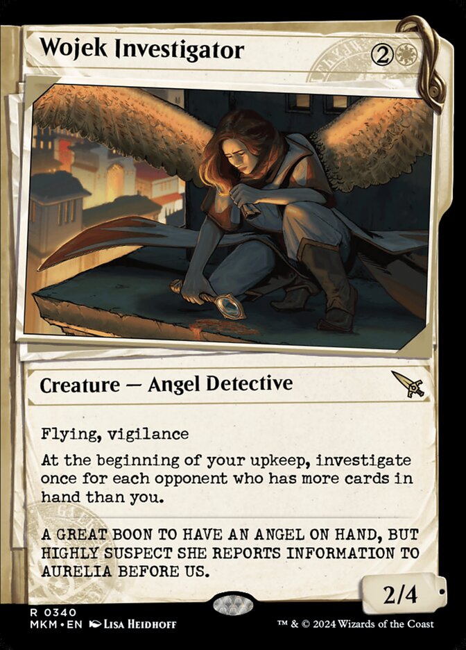 Wojek Investigator MKM-340 Murders at Karlov Manor Magic card