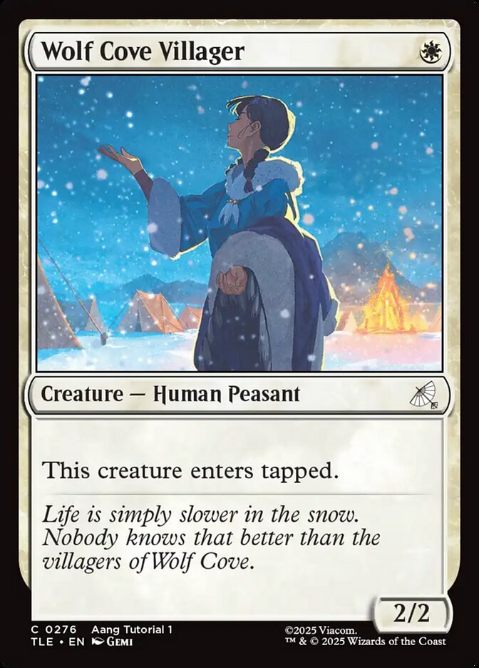 Wolf Cove Villager TLE-276 Avatar: The Last Airbender Eternal Magic card