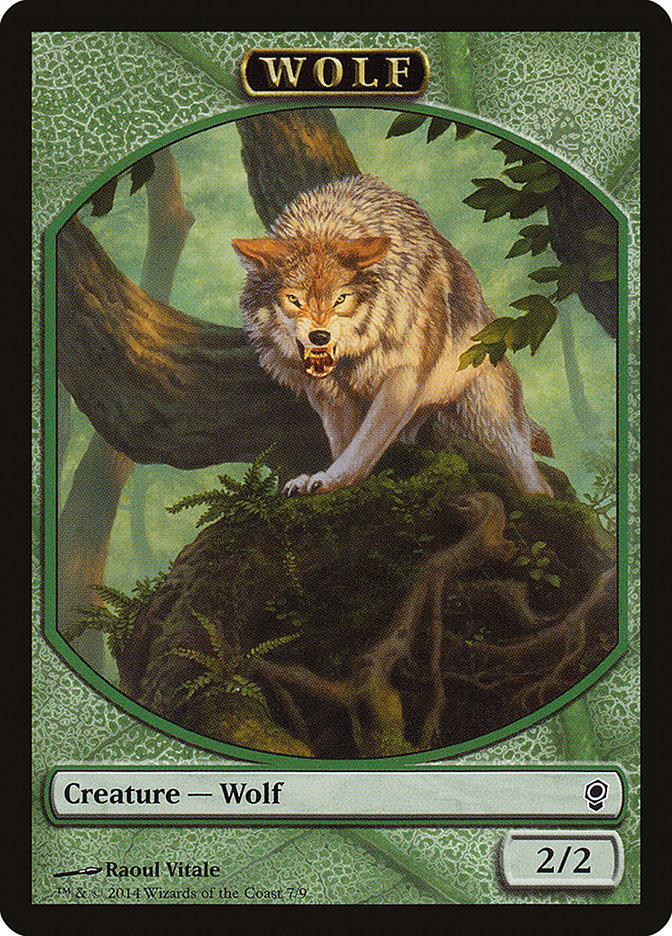 Wolf TCNS-7 Conspiracy Tokens Magic card
