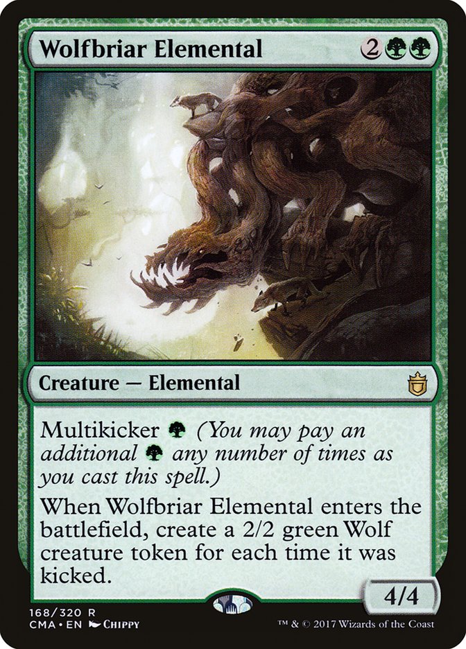 Wolfbriar Elemental CMA-168 Commander Anthology Magic card