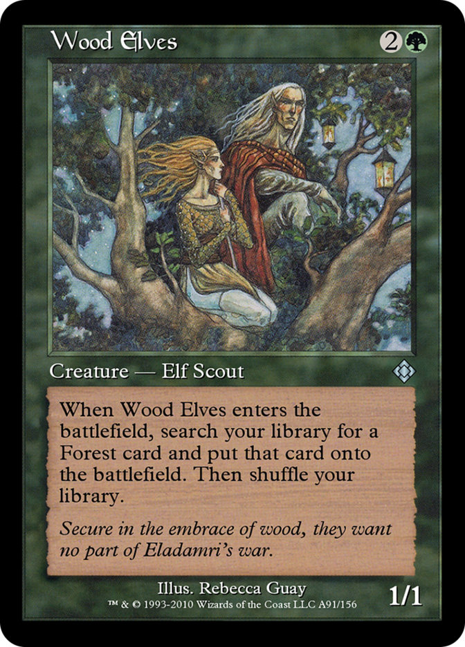 Wood Elves TD0-A91 Magic Online Theme Decks Magic card