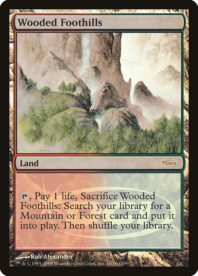 Wooded Foothills G09-10 Judge Gift Cards 2009 Magic card