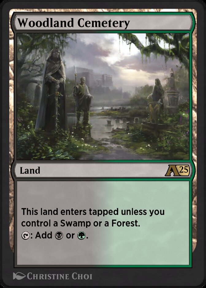 Woodland Cemetery YEOE-40 Alchemy: Edge of Eternities Magic card