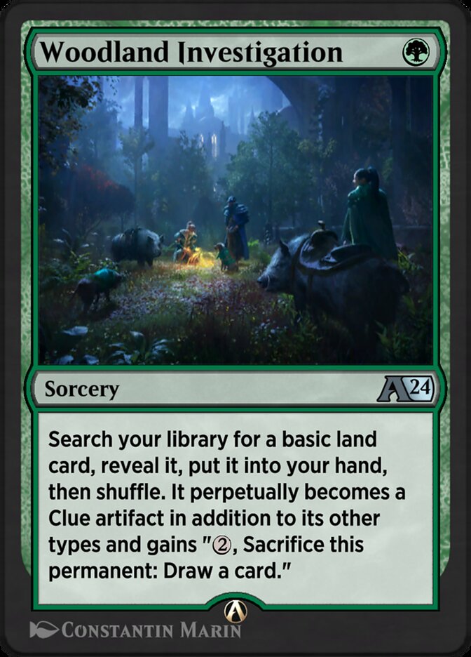 Woodland Investigation YMKM-21 Alchemy: Murders at Karlov Manor Magic card