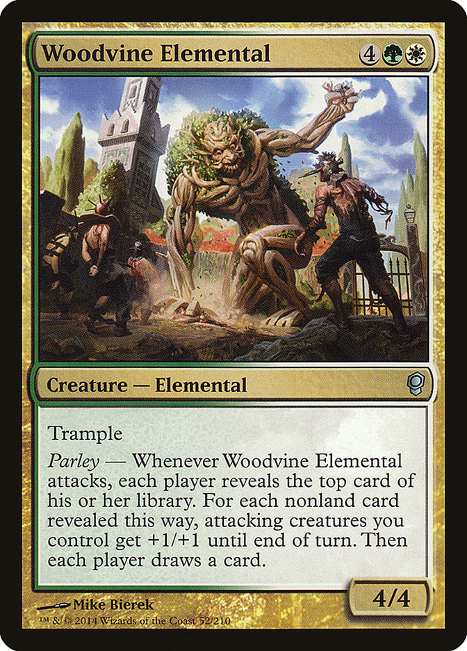 Woodvine Elemental CNS-52 Conspiracy Magic card