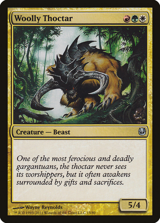 Woolly Thoctar DDH-13 Duel Decks: Ajani vs. Nicol Bolas Magic card