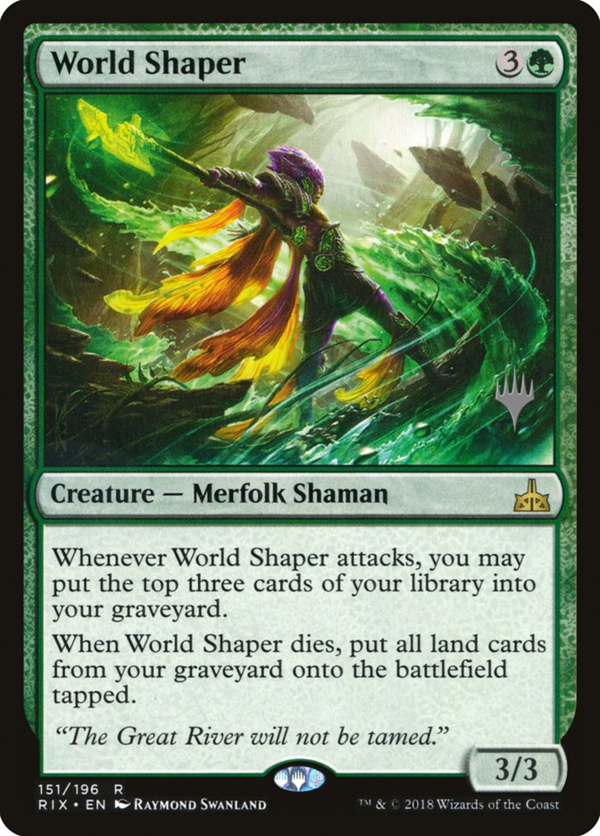 World Shaper PRIX-151P Rivals of Ixalan Promos Magic card