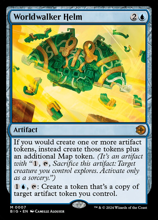 Worldwalker Helm BIG-7 The Big Score Magic card