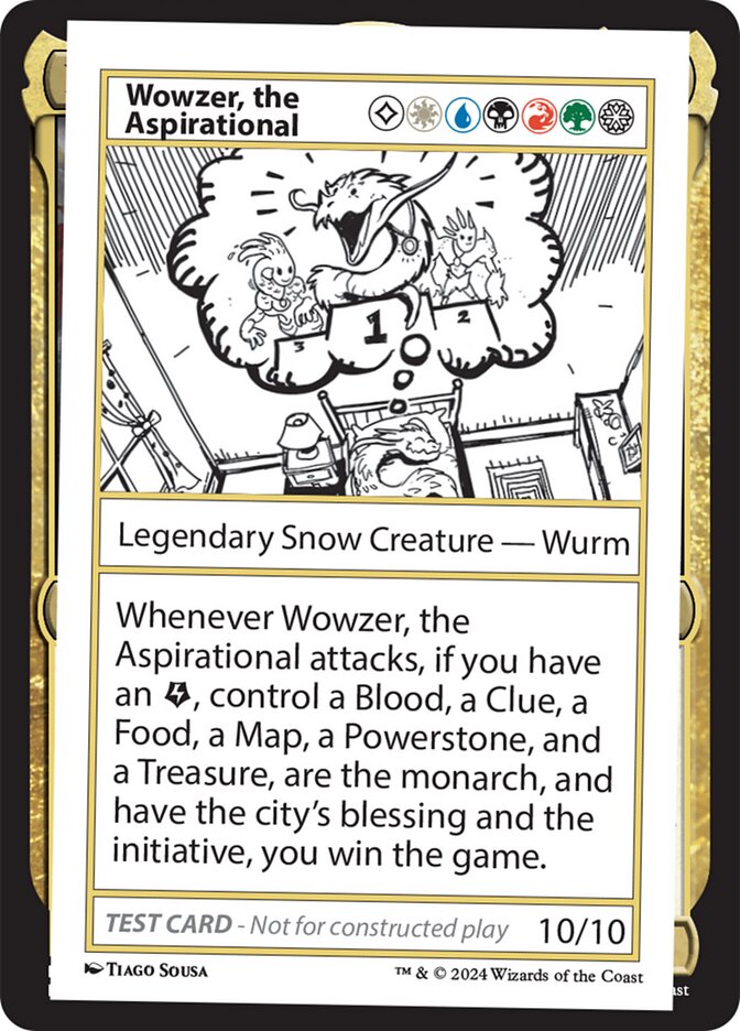 Wowzer, the Aspirational MB2-604 Mystery Booster 2 Magic card