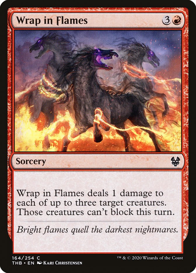 Wrap in Flames THB-164 Theros Beyond Death Magic card