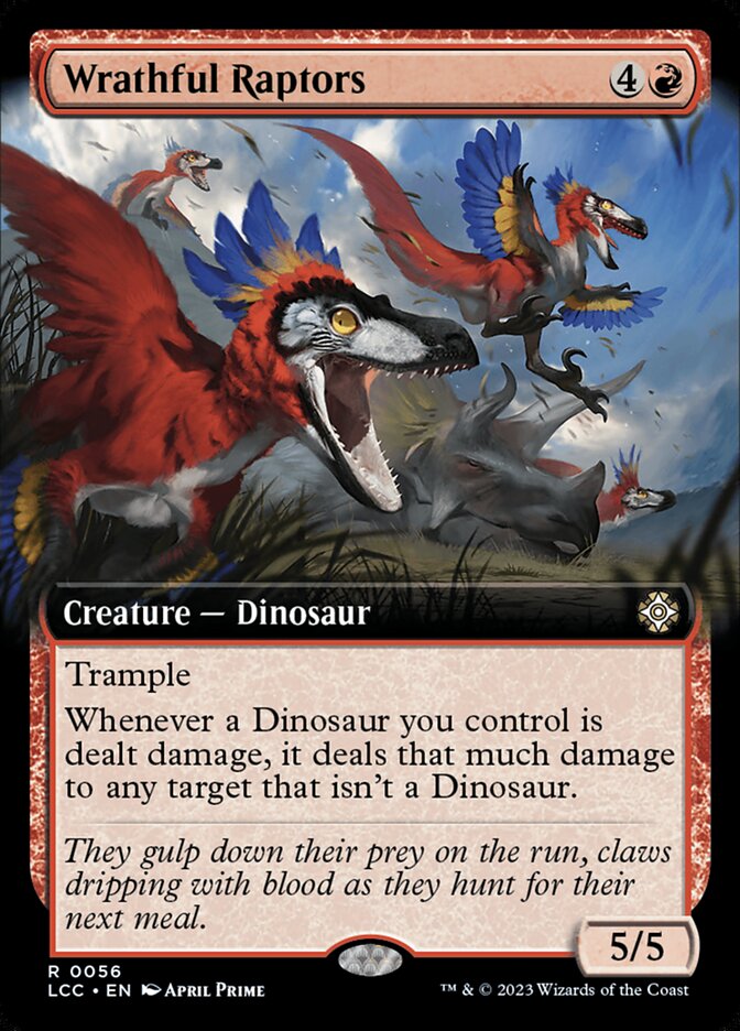 Wrathful Raptors LCC-56 The Lost Caverns of Ixalan Commander Magic card