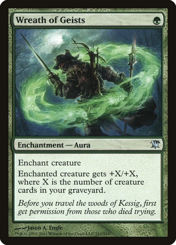 Wreath of Geists ISD-211 Innistrad Magic card