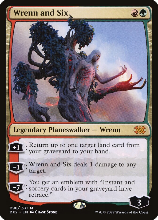 Wrenn and Six 2X2-296 Double Masters 2022 Magic card