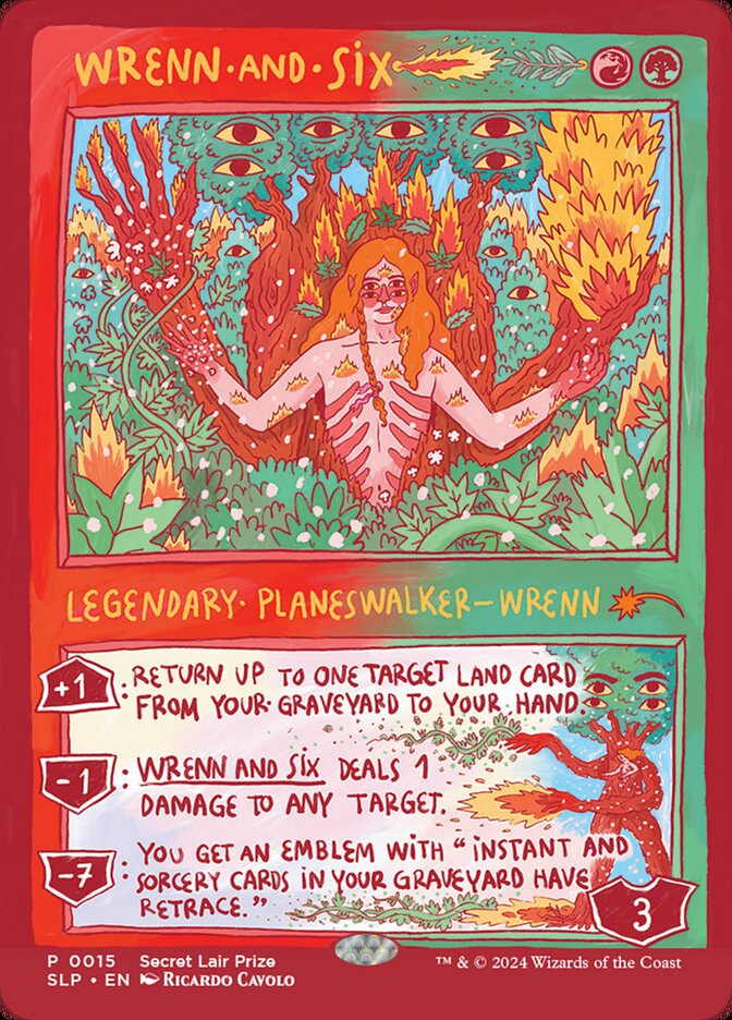 Wrenn and Six SLP-15 Secret Lair Showdown Magic card