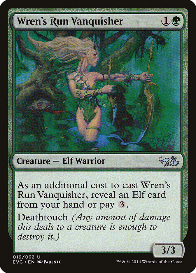 Wren's Run Vanquisher EVG-19 Duel Decks Anthology: Elves vs. Goblins Magic card