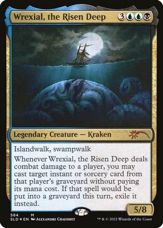 Wrexial, the Risen Deep SLD-584 Secret Lair Drop Magic card