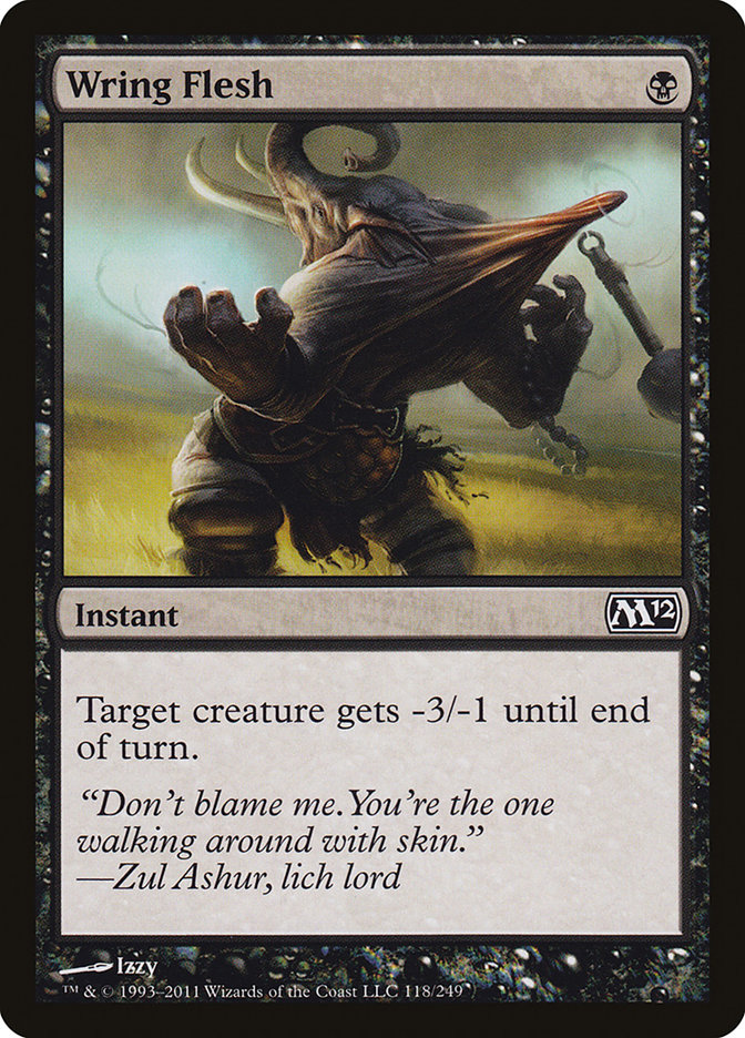 Wring Flesh M12-118 Magic 2012 Magic card