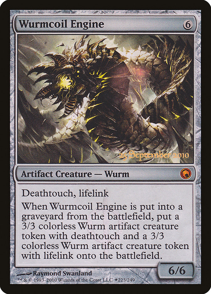 Wurmcoil Engine PSOM-223STAR Scars of Mirrodin Promos Magic card