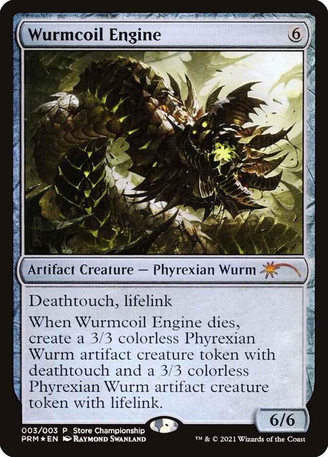 Wurmcoil Engine PW21-3 Wizards Play Network 2021 Magic card