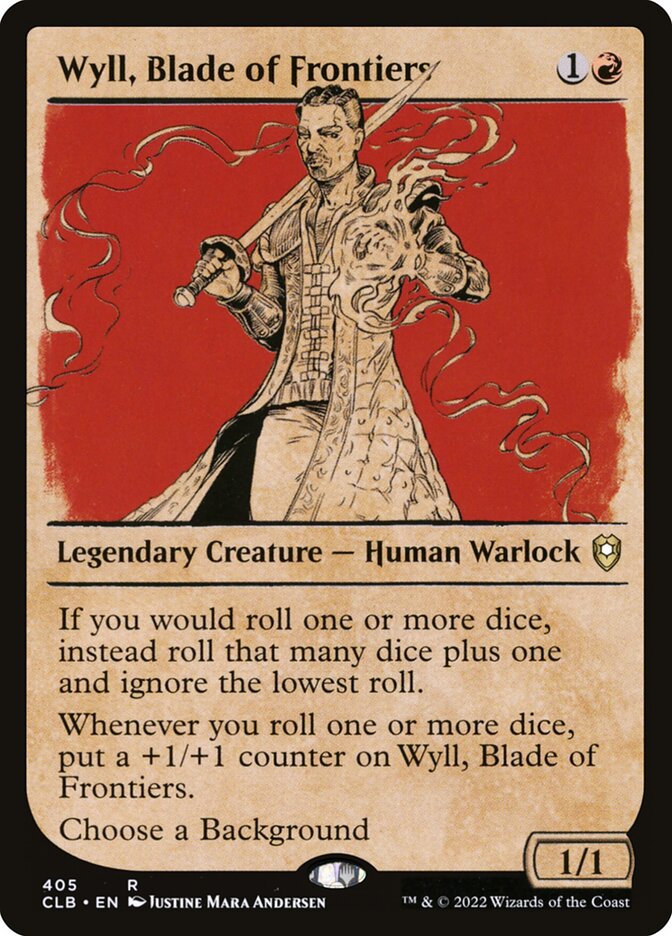 Wyll, Blade of Frontiers CLB-405 Commander Legends: Battle for Baldur's Gate Magic card