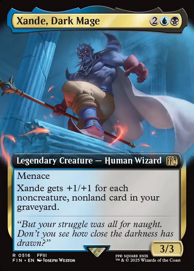 Xande, Dark Mage FIN-516 Final Fantasy Magic card