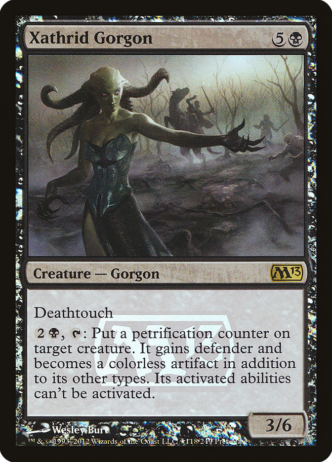 Xathrid Gorgon PM13-118STAR Magic 2013 Promos Magic card