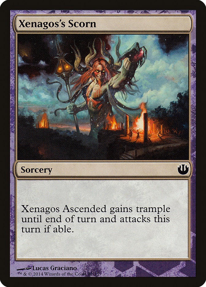 Xenagos's Scorn TDAG-12 Defeat a God Magic card